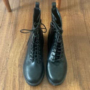 Black Combat Boots